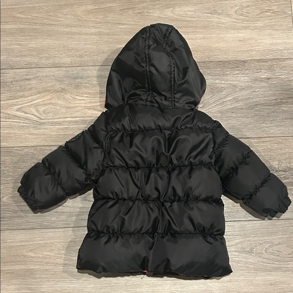 Pink Platinum Black Jacket with Vibrant‎ Pink Lining Size 2T - Picture 3 of 5